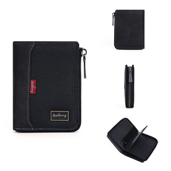 Men's Wallet Short And Simple Zipper Anti-magnetic Coin Purse - Image 2