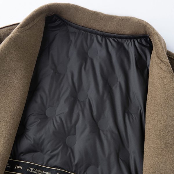 Mid-length Down Double-sided Cashmere Men's Casual Coat - Image 4