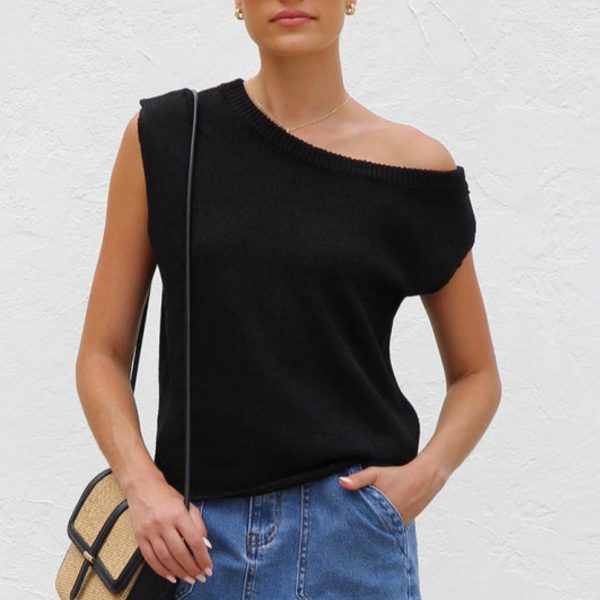 Knitted Y2g Summer Knitwear Sweater Pullover Top - Image 4