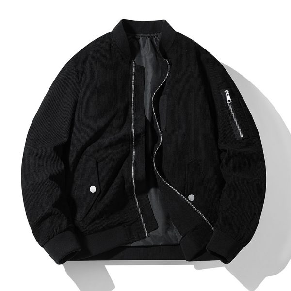 Men's Corduroy Loose Baseball Uniform - Image 4