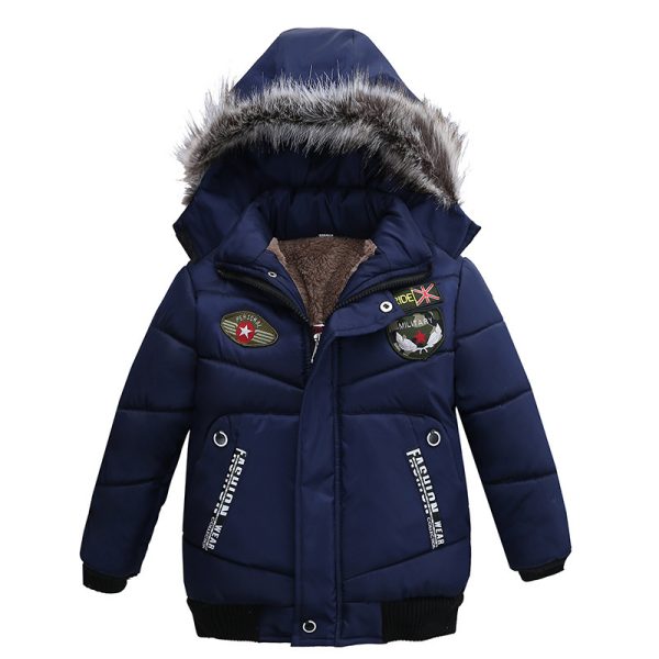 Small And Medium-Sized Boys Cotton-Padded Jackets - Image 6