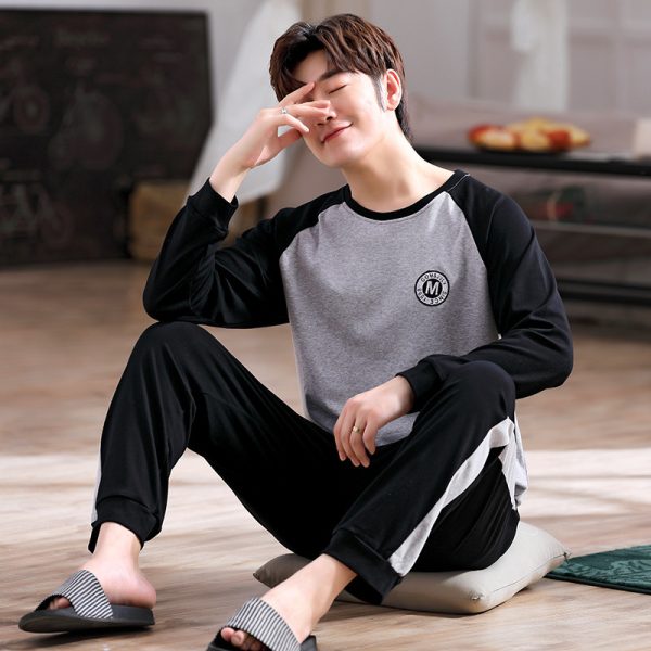 Men's Springsummer Thin Casual Pure Plus Size Middle Aged Homewear - Image 6