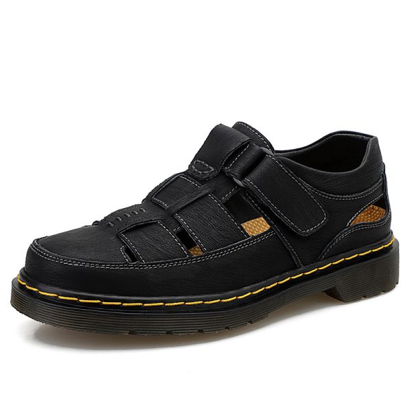 Leather Breathable Sandals Outdoor Leisure Mountaineering Shoes - Image 5
