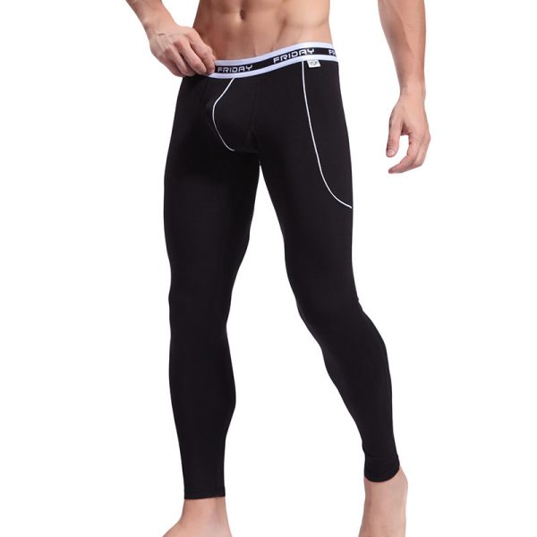 Men's Thin Viscose Soft Fabric Slim-fit Stretch Long Johns - Image 6