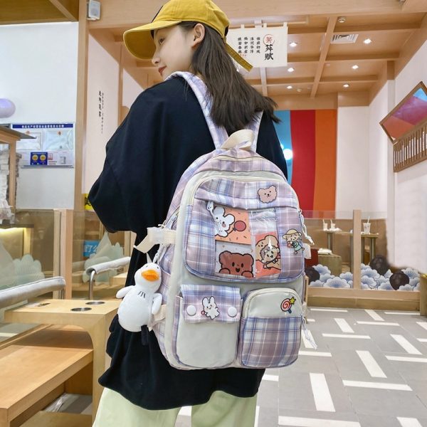 Girl High School Student Junior School Backpack - Image 2