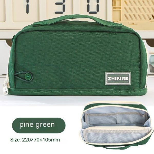 Double-sided Large Capacity Student Pencil Bag - Image 4