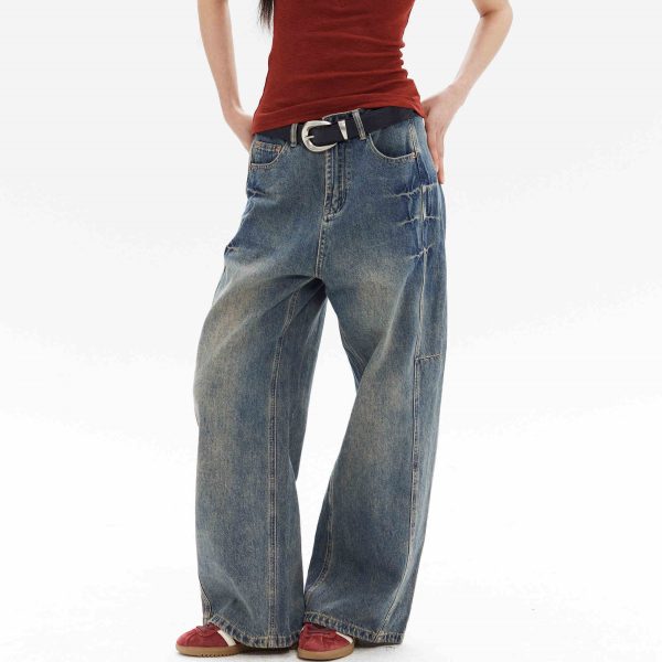 American High Street Design Loose Jeans