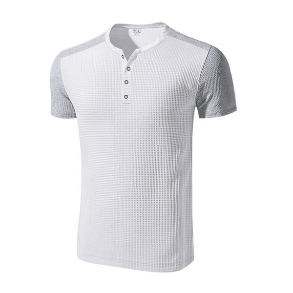 Plus Size Men's Color Block T-shirt - Image 6