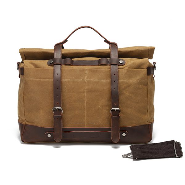 Canvas Shoulder Bag Casual Unisex Crossbody Bag - Image 5