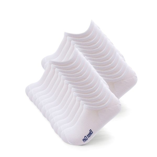 12 Pairs Of Thin Black Invisible Socks - Image 3