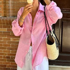 Women's Street Cardigan Long-sleeved Shirt
