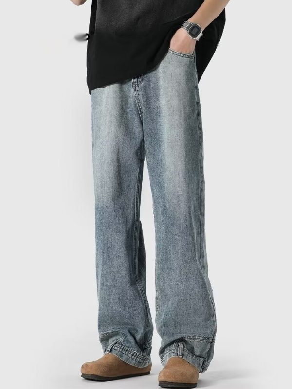 Retro High Street Jeans Couple Niche Trousers - Image 5
