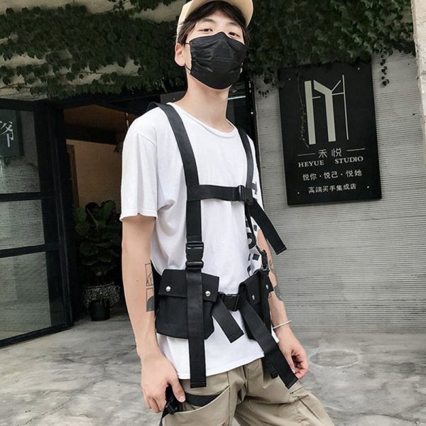 Fashion Trend Tactical Bag Men And Women Casual Personality Backpack - Image 4