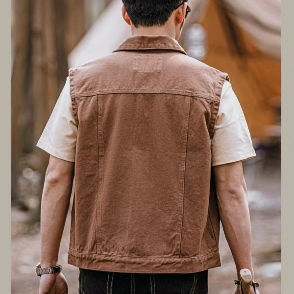 Single-breasted Lapel Design Coat - Image 2