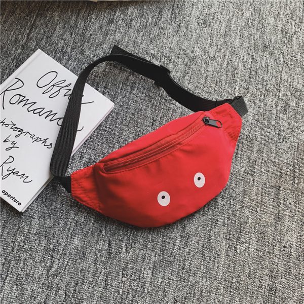Children's Single-shoulder Waist Bag Funny Pattern - Image 8