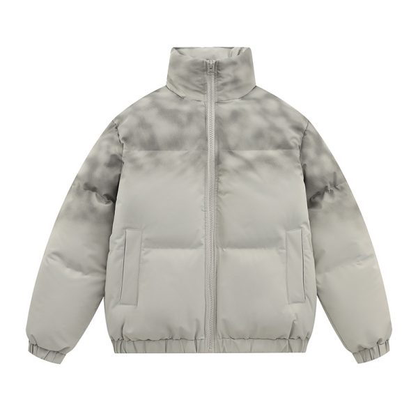 Casual Fashion Gradient Trendy Cotton Clothing Coat For Men - Image 4