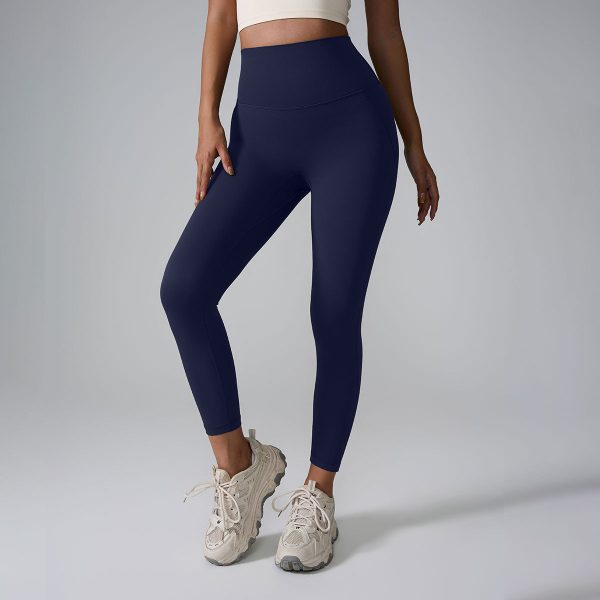 Yoga Pants Seamless Nude Feel High Waist Peach Pants Zero Sense Integrated Sports Yoga Pants Yoga Pants - Image 7