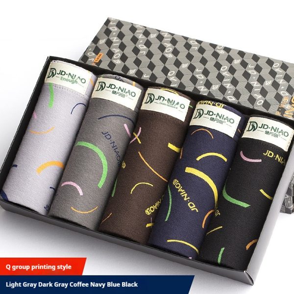 Men's Cotton Printed Breathable Boxers - Image 7