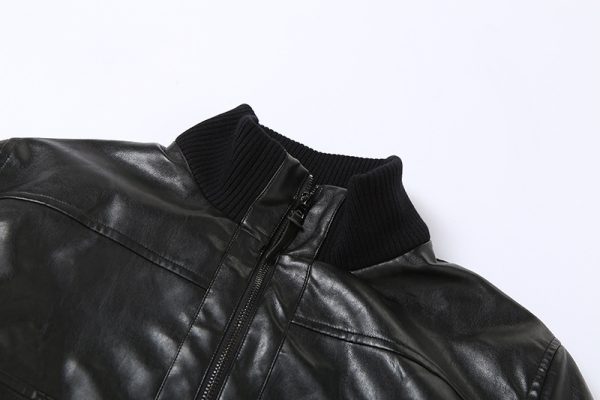 Loose Street Style Stand Up Collar Long Sleeved Jacket - Image 9