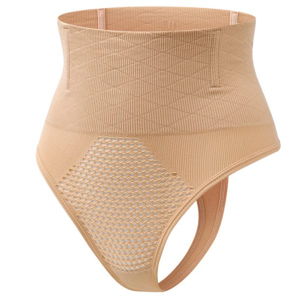 Body Shaping Hollow High Waist Belly Contracting T-back - Image 7