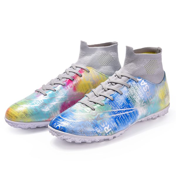 High Top Soccer Shoes Boys And Girls Tf Broken Nails - Image 4