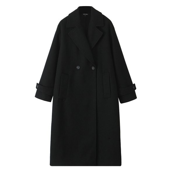 Fashion Simple Loose Soft Long-cut Coat - Image 5