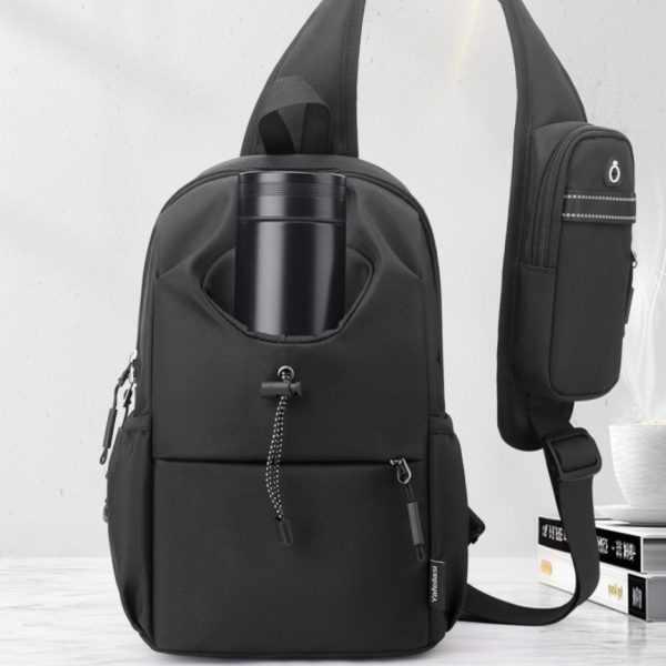 Men's Oxford Cloth Splash-proof Shoulder Crossbody Chest Bag - Image 7