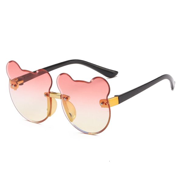 Cat Ear Kids Sunglasses Frameless Shape - Image 3