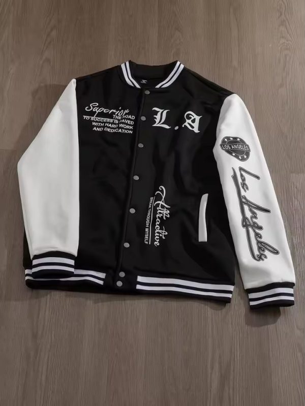Baseball Uniform Jacket Street Men's Wear - Image 4