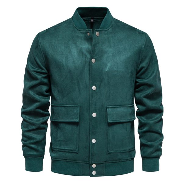 Casual Baseball Uniform Men's Jacket - Image 7