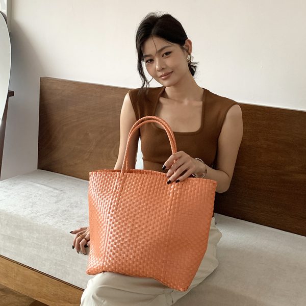 Holiday Shoulder Tote Hand-woven Bag - Image 2