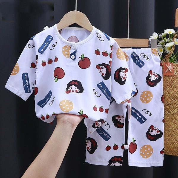 Summer Clothes Cotton Silk Air-conditioning Clothes Baby Clothes - Image 8