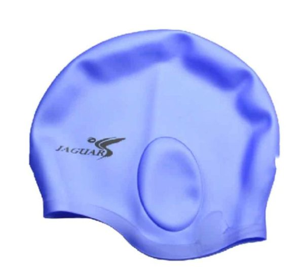 Fashion Pure Silicone Ear-protecting Swimming Cap - Image 5