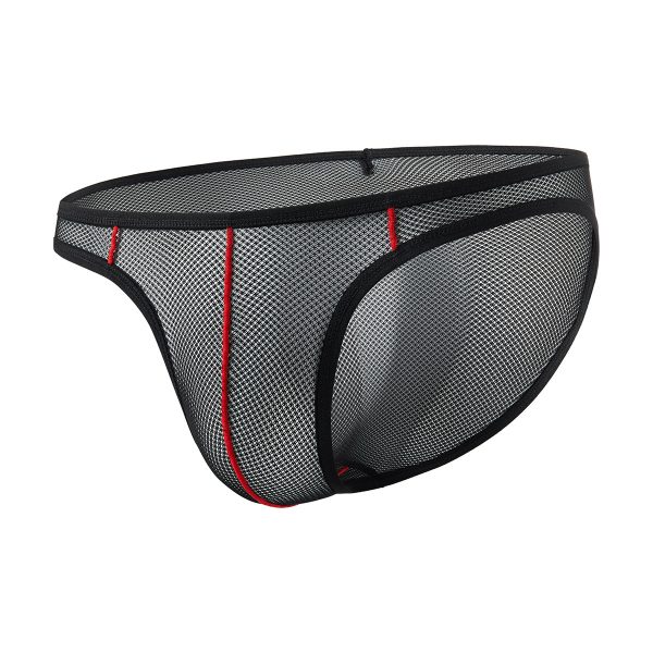 Men's Mesh Sexy Low Waist Transparent Ice Silk Thin - Image 7