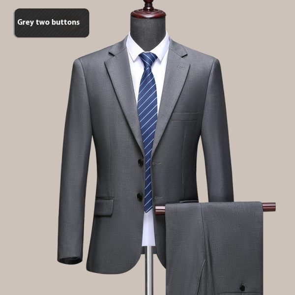 Men's Business Formal Groom Dress Wedding - Image 4
