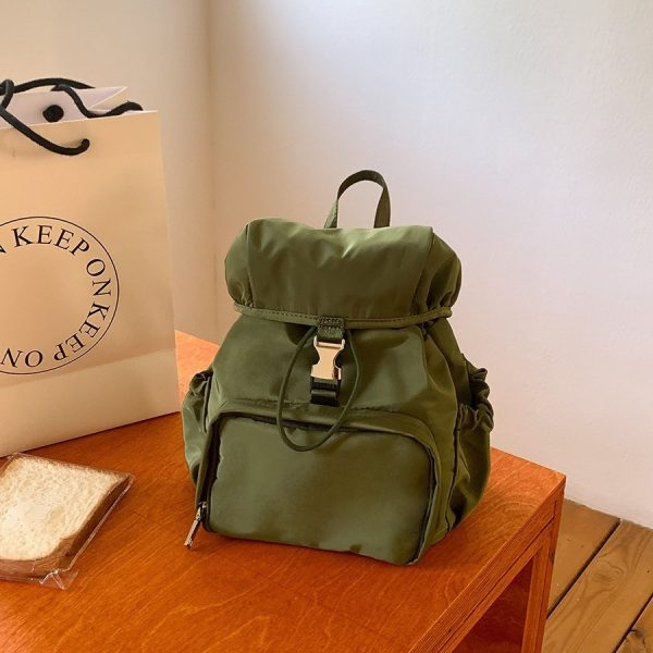 Simple Small Backpack Nylon Fashion Casual Schoolbag - Image 9
