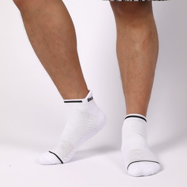 Six Pairs Of Melange Trend Sports Socks - Image 4
