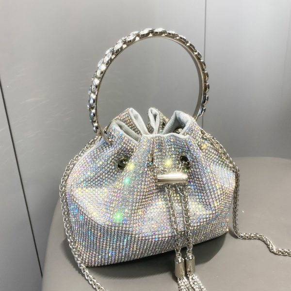 European And American Shiny Diamond Handbag For Women - Image 3