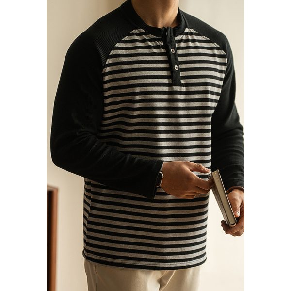 Men's Spring Leisure Loose Bottoming Shirt Men - Image 2