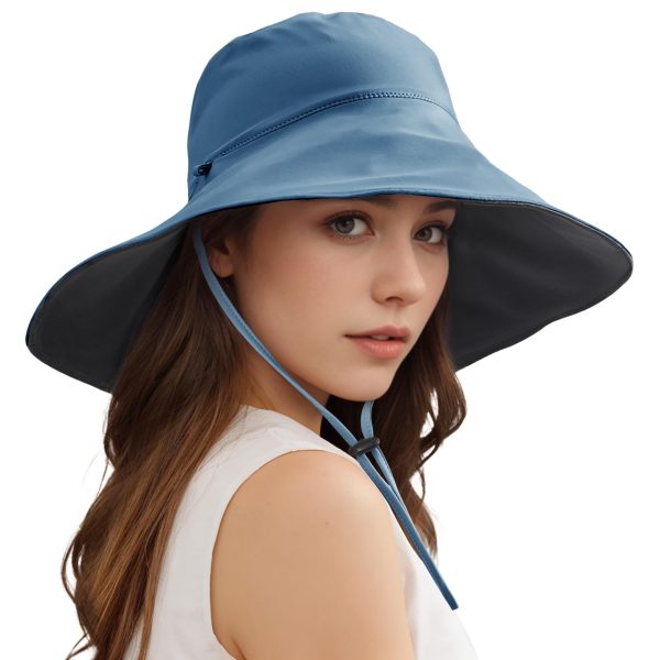 Wide Brim Sun Hats For Women Men, Double Sided Wearing Fishing Hats Cooling Bucket Hat For Beach Hiking Outdoor - Image 4