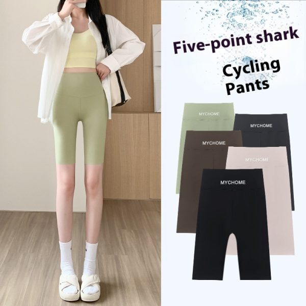 Women's Five-point Shark Pants High Waist Hip Lift - Image 8