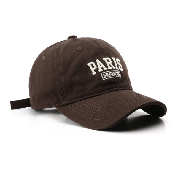 Personalized Washed Letters Embroidered Peaked Cap Outdoor Travel - Image 6