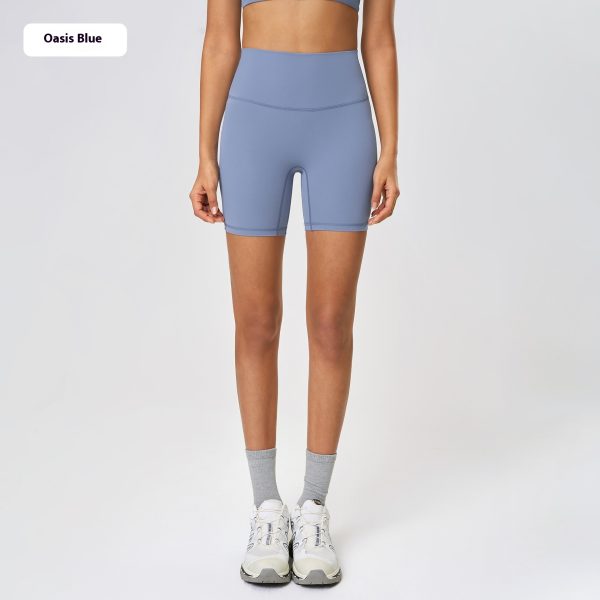 Yoga Shorts Naked Women Feeling No Embarrassment Line Tight Exercise Shorts - Image 7