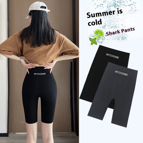 Women's Five-point Shark Pants High Waist Hip Lift - Image 2