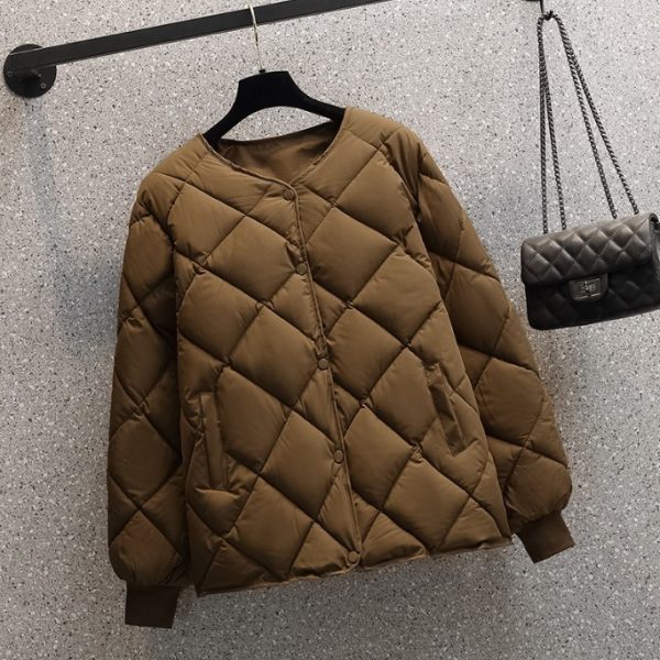 Short Down Jacket Women's Winter Korean Style Lightweight - Image 7
