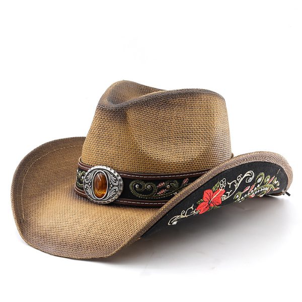 Cowboy Hat Tibet Tourism Photo Beach Sun-proof - Image 9