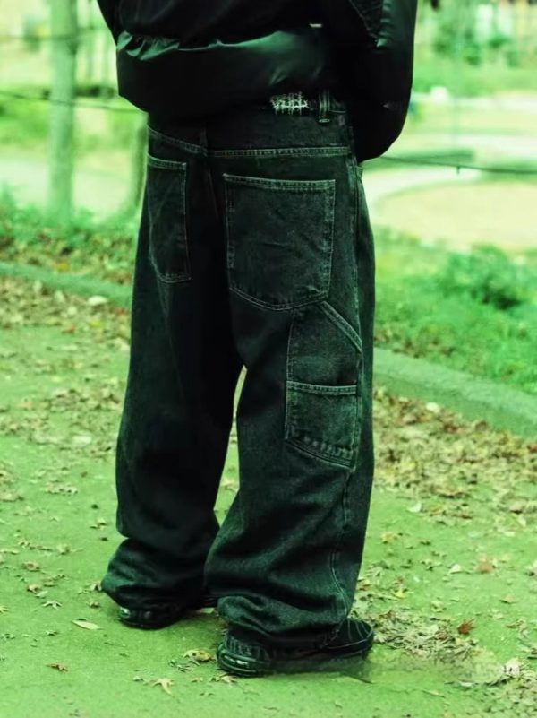 Men's Jeans Y2g Bag Vintage JNCO Pattern Hip-hop Street - Image 3