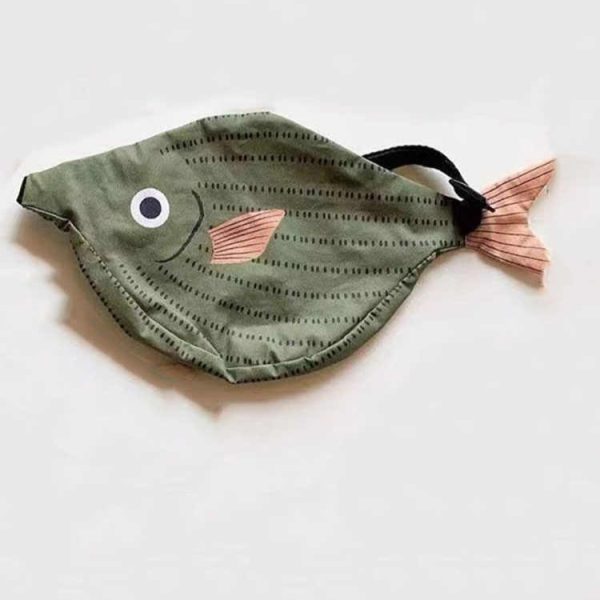 Children's Parent-child Green Fish Style Crossbody Bag - Image 4
