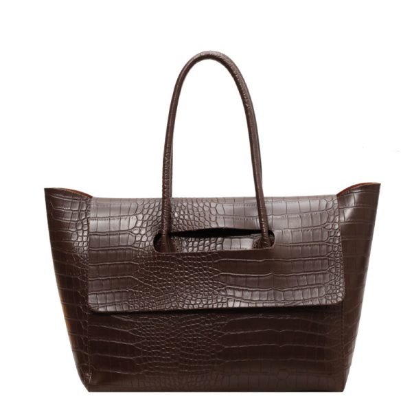 New Stone Pattern Large Capacity Handbag - Image 5