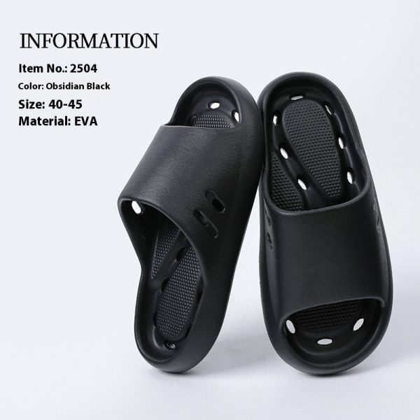 Women's Indoor Non-slip Bath Leaking Bathroom Slippers - Image 10